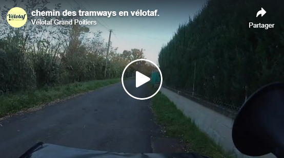 Chemin des tramways en vélotaf