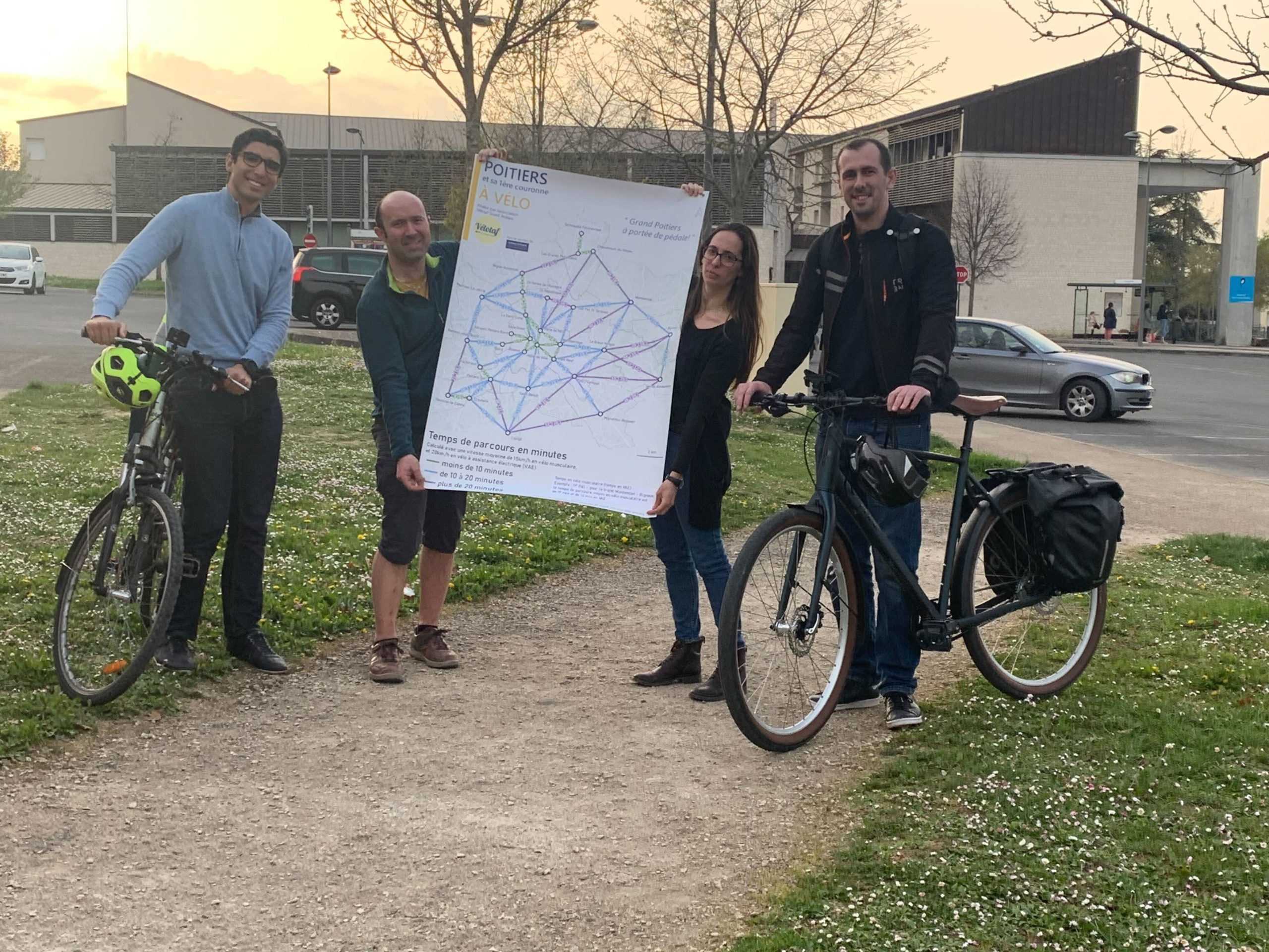 Découvrez la carte minute de Vélotaf Grand Poitiers !