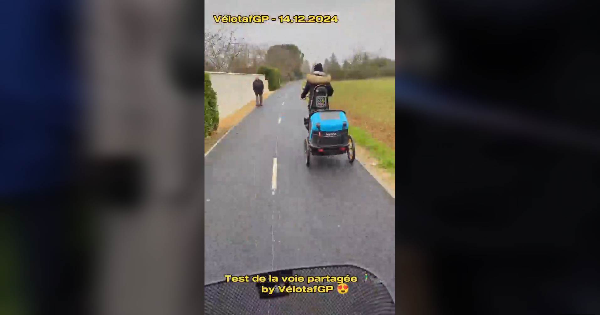 Inauguration d'un nouvel aménagement cyclable à Grand Poitiers : la voie partagée de Buxerolles