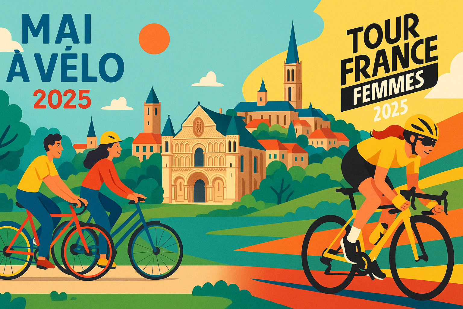 Entre Mai à Vélo et le Tour de France Femmes, Grand Poitiers pédale au rythme du printemps !