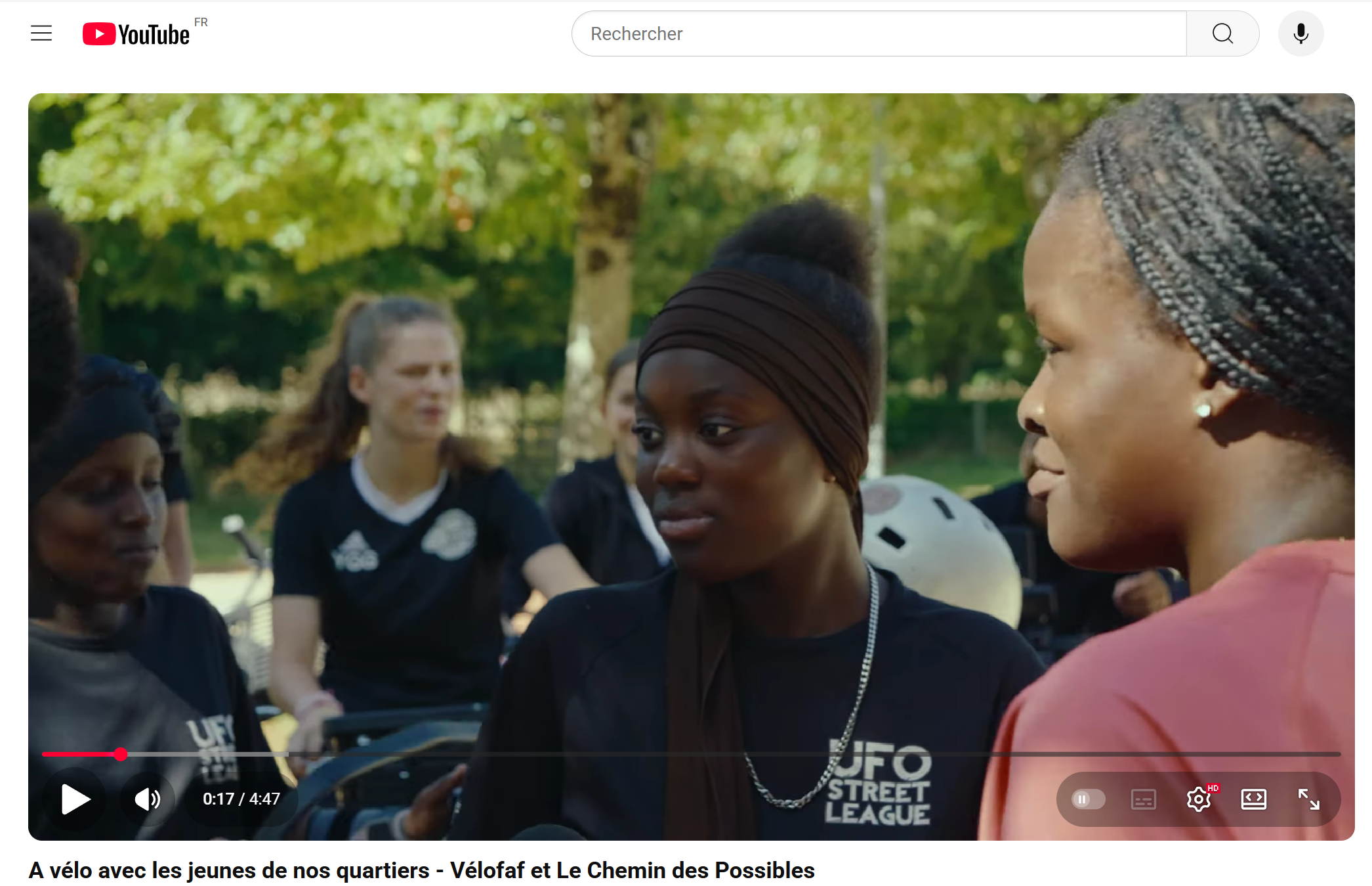 Le film de notre balade à vélo avec les jeunes des quartiers !