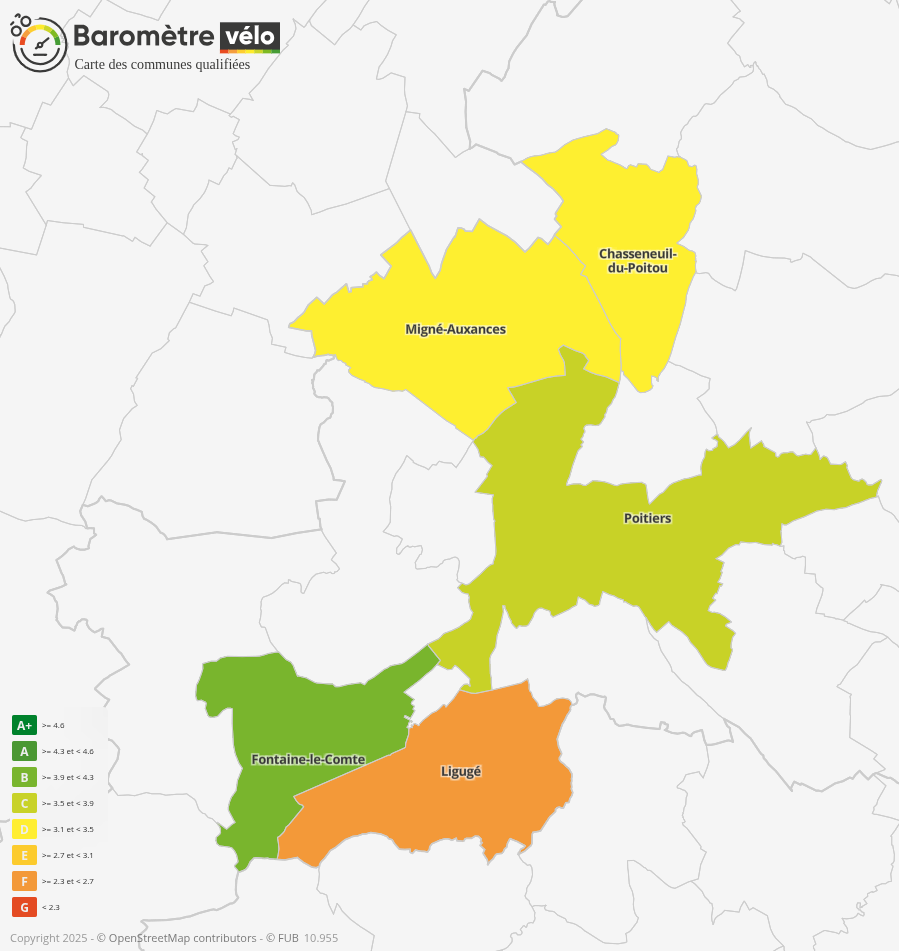 Baromètre des villes cyclables 2025 : bilan sur notre territoire