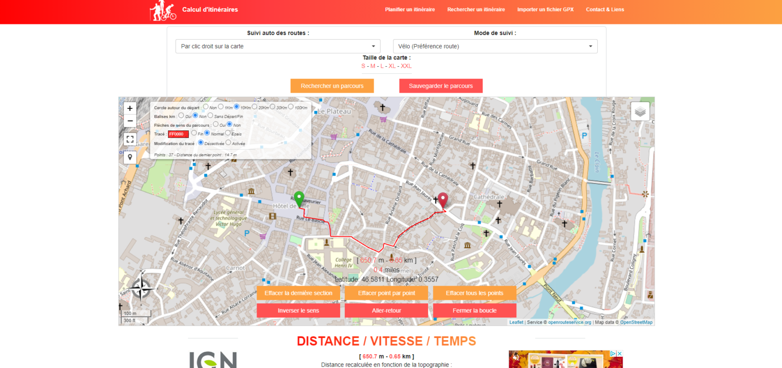 Tuto tracer son trajet vélotaf sur une carte ! Vélotaf Grand Poitiers